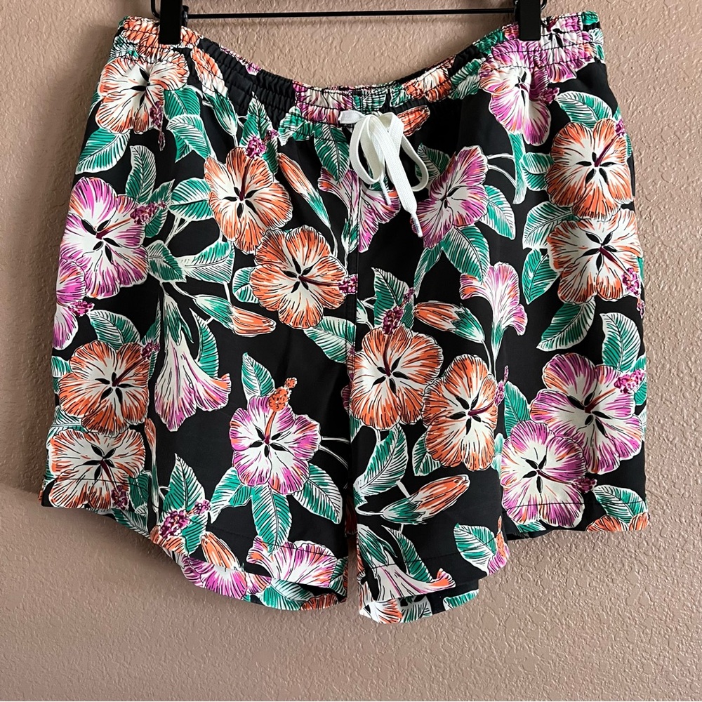 Chubbies Pollen Farrells Floral Print Swim Shorts Size Medium